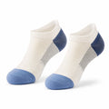 Calze corte 43-46 in tessuto bianco blu e grigio - stile sportivo