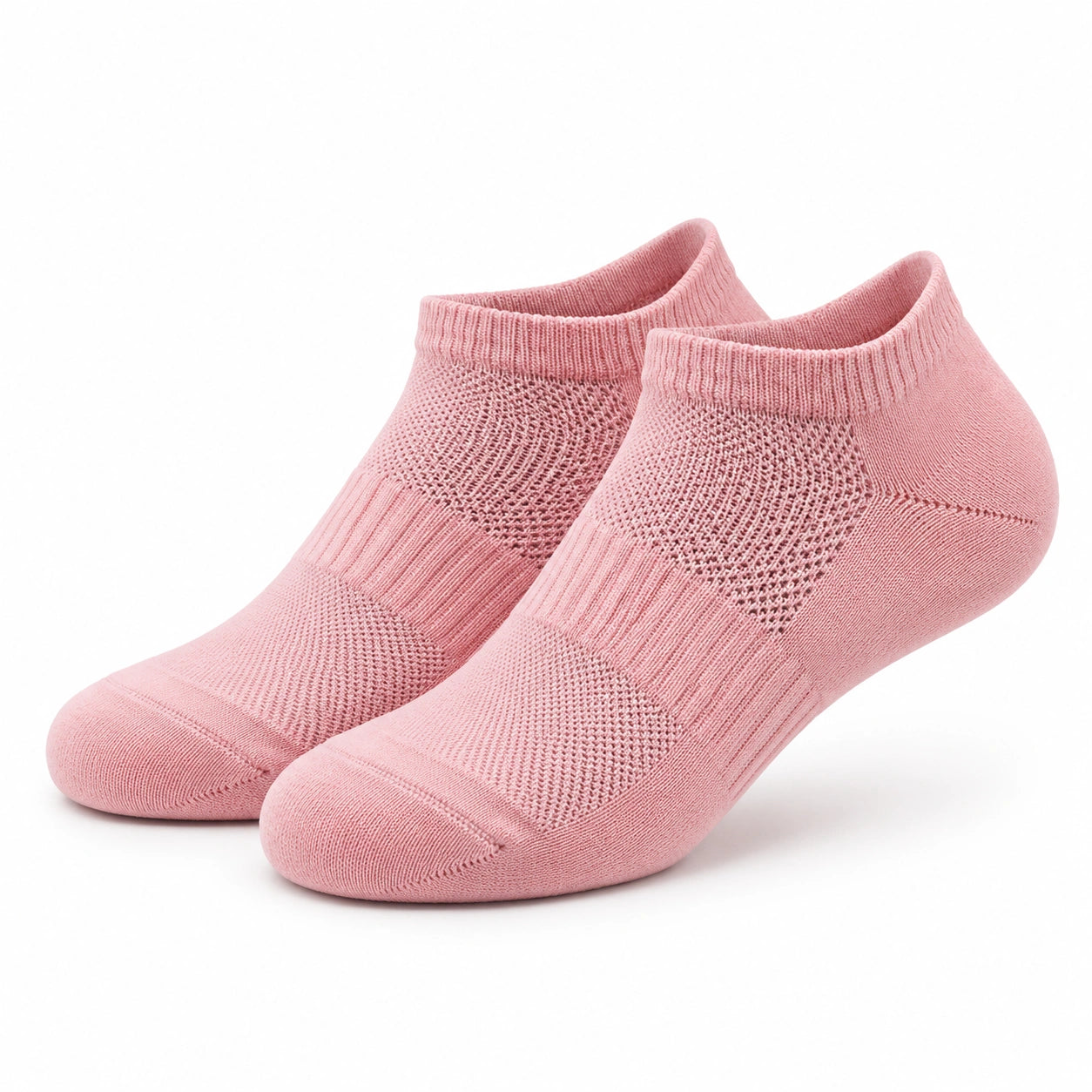Calzini alla caviglia 39-42 in tessuto a maglia rosa traspiranti per uso quotidiano