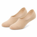 Calzini invisibili 39-42 in tessuto beige - taglio basso traspirante