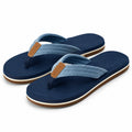 Infradito 38/39 in tessuto blu navy con suola antiscivolo casual